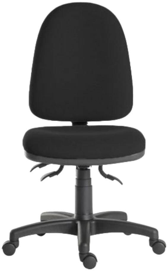 Teknik Ergo Trio Fabric Adjustable Swivel Office Chair - Comes in Black and Blue