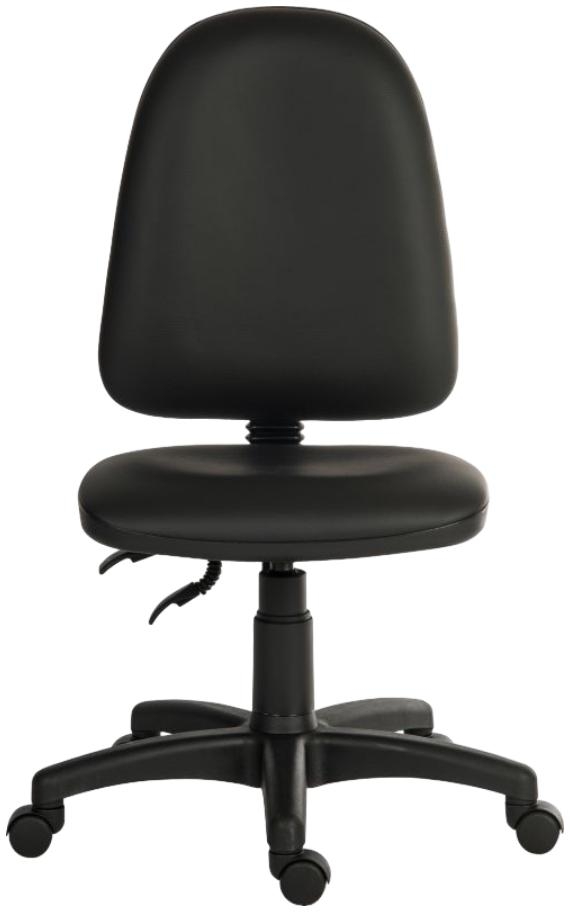 Teknik Ergo Twin Pu Black Fabric Adjustable Swivel Office Chair