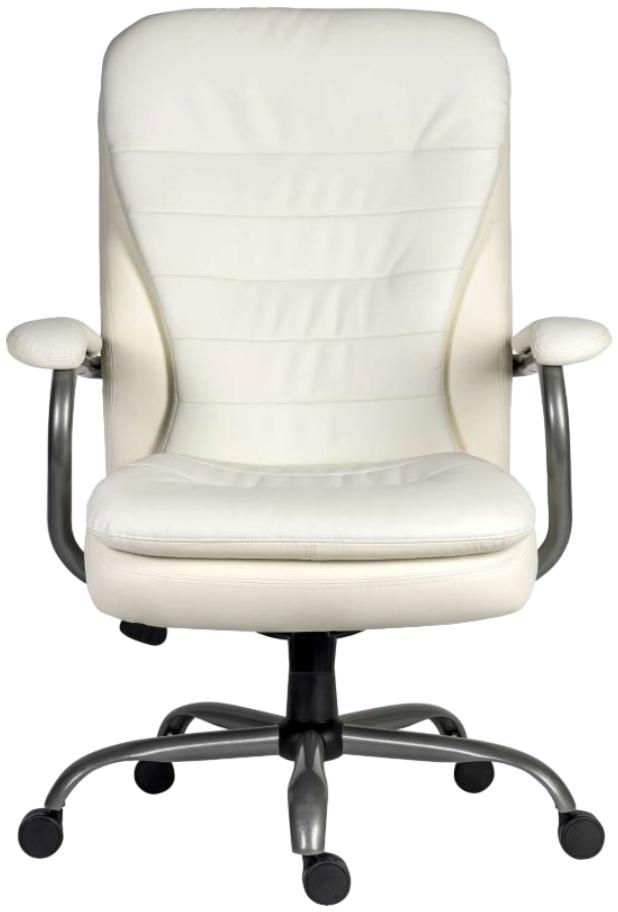 Teknik Goliath White Leather Executive Office Chair