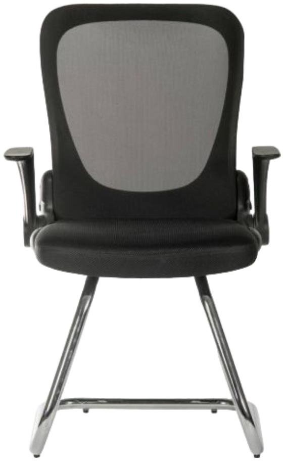 Teknik Flip Mesh Black Visitor Chair