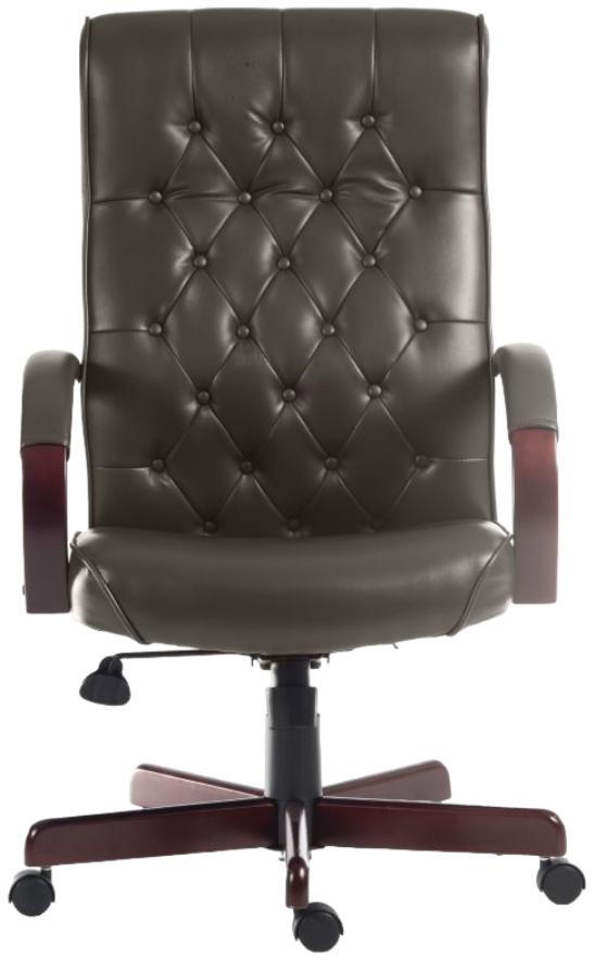 Teknik Warwick Leather Chair - Comes in Brown, Burgundy and Green Options