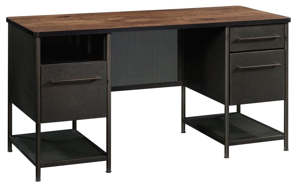 Teknik Boulevard Cafe Black and Oak Desk