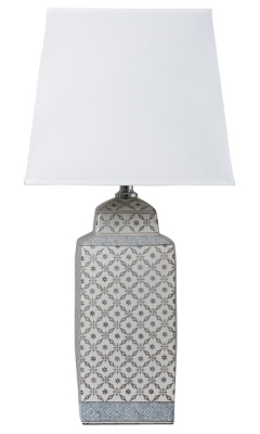 Product photograph of Mindy Brownes Lyon Gold Stretched Geometric Table Lamp from Choice Furniture Superstore