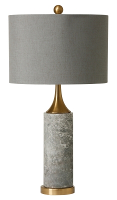 Product photograph of Mindy Brownes Expino Grey Marble Table Lamp from Choice Furniture Superstore