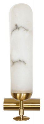 Product photograph of Mindy Brownes Erindale Matt White Marble Table Lamp from Choice Furniture Superstore