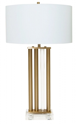 Product photograph of Mindy Brownes Osborn Antique Gold Table Lamp from Choice Furniture Superstore