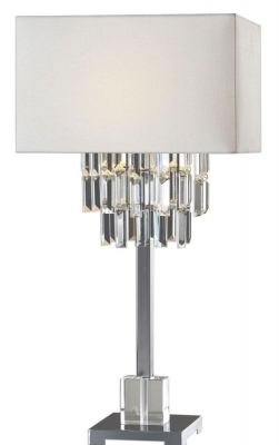 Product photograph of Mindy Brownes Resana Polished Nickel Table Lamp from Choice Furniture Superstore