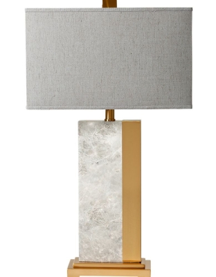 Product photograph of Mindy Brownes Savannah Grey Marble Table Lamp from Choice Furniture Superstore