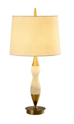 Product photograph of Mindy Brownes Elini White Marble Table Lamp from Choice Furniture Superstore