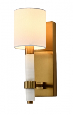 Product photograph of Mindy Brownes Lola White And Gold Wall Light from Choice Furniture Superstore