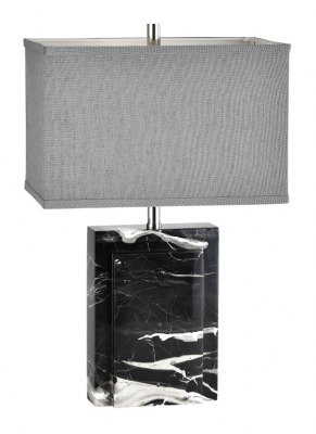 Product photograph of Mindy Brownes Azari Charcoal Shade Table Lamp from Choice Furniture Superstore