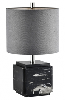 Product photograph of Mindy Brownes Arini Charcoal Shade Table Lamp from Choice Furniture Superstore