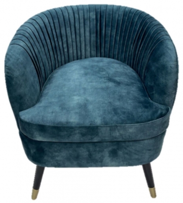 Product photograph of Mindy Brownes Aurora Blue Vintage Armchair Chair from Choice Furniture Superstore