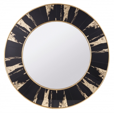 Product photograph of Mindy Brownes Vesna Round Mirror - Dia 100cm from Choice Furniture Superstore