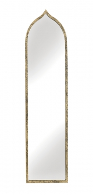 Product photograph of Mindy Brownes Kaitlyn Antique Gold Arch Mirror - 25 4cm X 106 6cm Set Of 2 from Choice Furniture Superstore