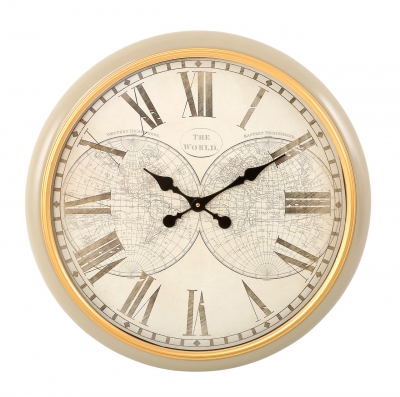 Product photograph of Mindy Brownes World Ornate Style Round Wall Clock - Dia 63cm Set Of 2 from Choice Furniture Superstore