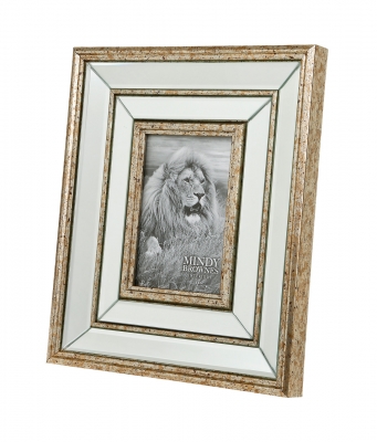 Product photograph of Mindy Brownes Mia Antique Gold 6 X 4 Photo Frame Set Of 4 from Choice Furniture Superstore
