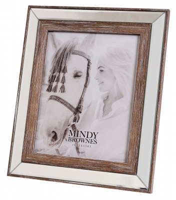 Product photograph of Mindy Brownes Ameila Wood And Mirror 8 X 10 Photo Frame Set Of 4 from Choice Furniture Superstore