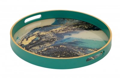 Product photograph of Mindy Brownes Marine Wonder Serving Tray Set Of 4 from Choice Furniture Superstore