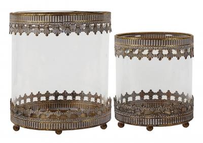 Product photograph of Mindy Brownes Zoe 2 Set Lantern Set Of 2 from Choice Furniture Superstore