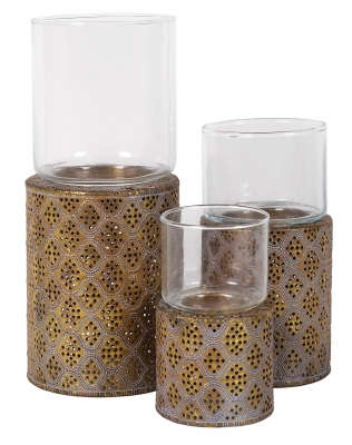 Product photograph of Mindy Brownes Hazel 3 Set Candle Holders Set Of 2 from Choice Furniture Superstore