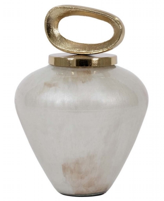 Product photograph of Mindy Brownes Pearl Off White Small Jar from Choice Furniture Superstore