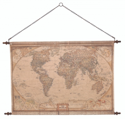 Mindy Brownes Vintage World Map