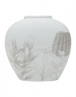 Product photograph of Mindy Brownes Serene White Ornamental Vase from Choice Furniture Superstore