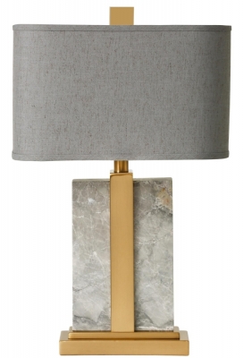 Product photograph of Mindy Brownes Charleston Grey Marble Table Lamp from Choice Furniture Superstore