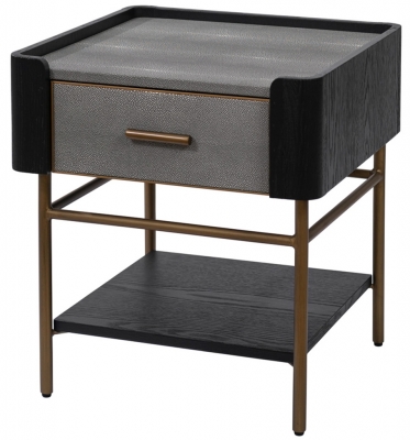 Product photograph of Mindy Brownes Limoges 1 Drawer Side Table from Choice Furniture Superstore