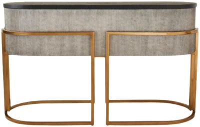 Mindy Brownes Franklin Rustic Silver Console Table