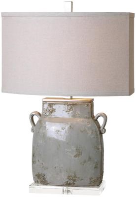 Mindy Brownes Melizzano Grey And White Ceramic Table Lamp