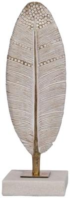 Mindy Brownes Off White Metal Feather Set Of 2