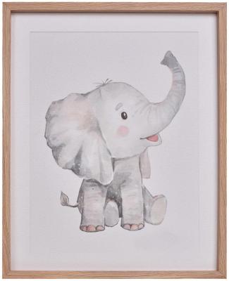 Image of Mindy Brownes Off White and Brown Nelly the Elephant (Set of 2)