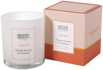 Product photograph of Mindy Brownes Orange Blossom Cinnamon Glass Candle Set Of 6 from Choice Furniture Superstore