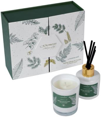 Mindy Brownes White Festive Woodland Gift Set Set Of 8