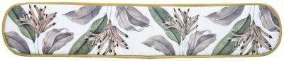 Mindy Brownes White Green Amd Purple Cotton Birds Of Paradise Double Oven Glove Set Of 6