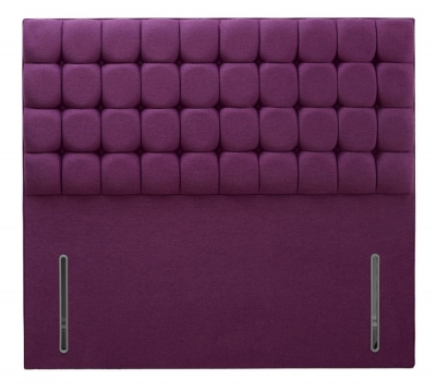 Product photograph of Artisan Small Cobbled Fabric Headboard from Choice Furniture Superstore
