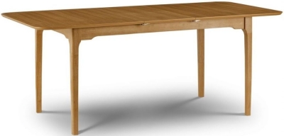 Product photograph of Ibsen Light Oak Lacquered 6 Seater Extending Dining Table from Choice Furniture Superstore