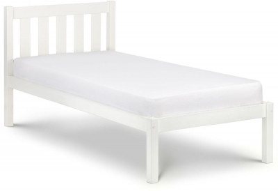 Product photograph of Luna Single Pine Bed - Comes In White Or Dove Grey Options from Choice Furniture Superstore
