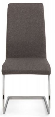 Product photograph of Roma Cantilever Slate Grey Dining Chair Sold In Pairs from Choice Furniture Superstore