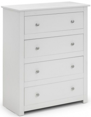 Product photograph of Radley White 4 Drawer Chest from Choice Furniture Superstore