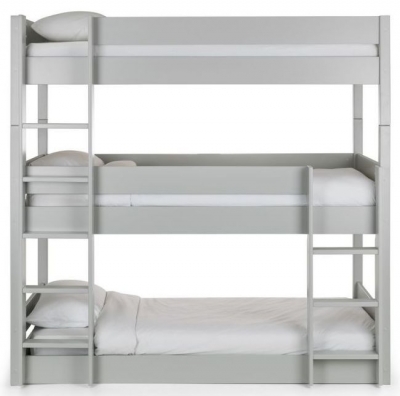 Product photograph of Trio Grey 3 Level Bunk Bed from Choice Furniture Superstore