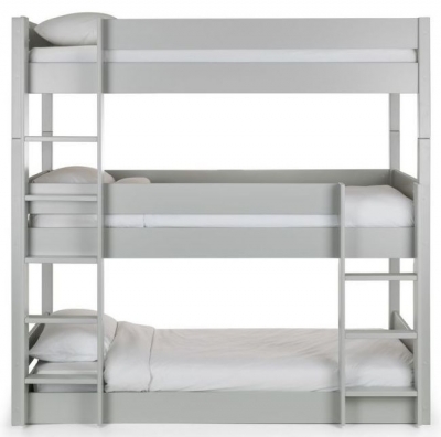 Trio Grey 3 Level Bunk Bed