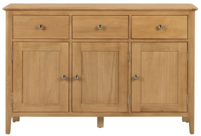 Product photograph of Cotswold Oak Sideboard from Choice Furniture Superstore
