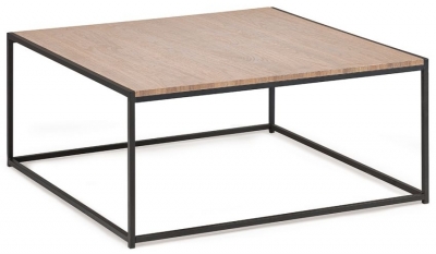 Product photograph of Tribeca Sonoma Oak Square Coffee Table from Choice Furniture Superstore