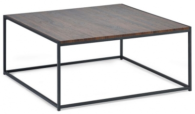 Product photograph of Tribeca Walnut Square Coffee Table from Choice Furniture Superstore