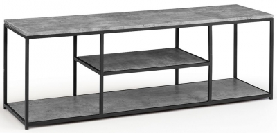 Product photograph of Staten Concrete Effect Tv Unit Upto 64inch from Choice Furniture Superstore