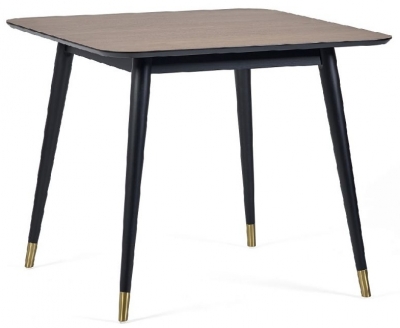Product photograph of Findlay Walnut 2 Seater Square Dining Table from Choice Furniture Superstore