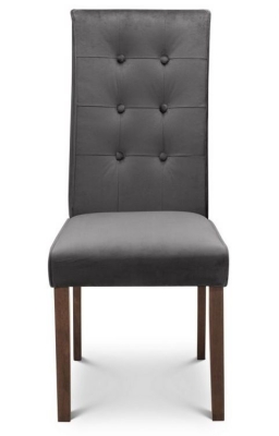 Product photograph of Madrid Walnut Dining Chair Sold In Pairs from Choice Furniture Superstore